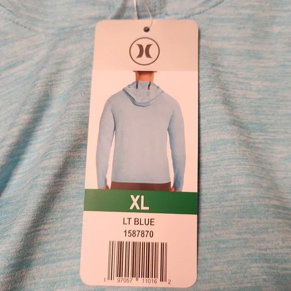 Hurley Mens Long Sleeve Hoodie Performance Shirt - Picture 6 of 6